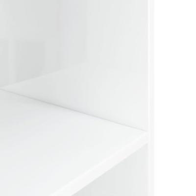 VidaXL Aquariumstandaard 75x36x72,5 cm bewerkt hout hoogglans wit - thumbnail