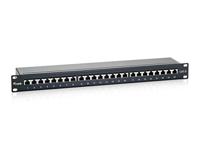 Equip 326424 cat.6 patch panel 24-port 19 inch 1u black - thumbnail