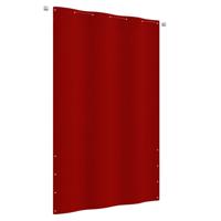 VidaXL Balkonscherm 140x240 cm oxford stof rood - thumbnail