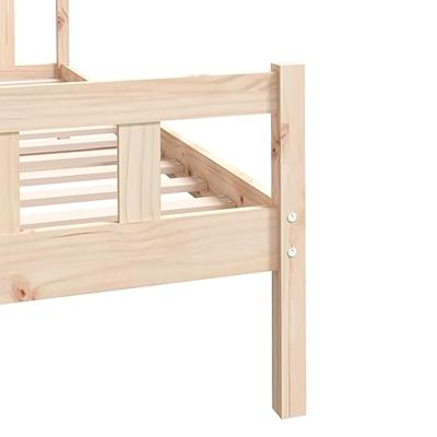 Bedframe massief hout 100x200 cm