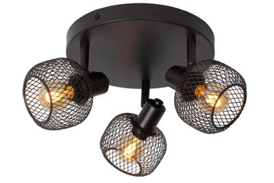 Lucide MAREN - Plafondspot - Ø 37 cm - 3xE14 - Zwart Lucide MAREN - Plafondspot - Ø 37 cm - 3xE14 - Zwart