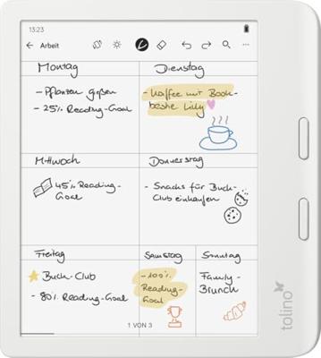 Tolino THALIA tolino vision color eBook-Reader weiß eBook-reader 17.8 cm (7 inch)