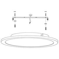 Eglo PlafondlampSarsina 45cm - 4000K wit - 97502 - thumbnail
