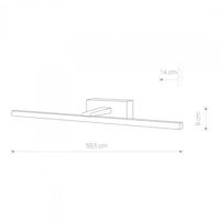 Lyora Led spiegellampVan Gogh 59,5cm wit - 10291 - thumbnail