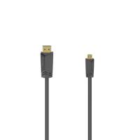 Hama High-speed HDMI-Kabel, con. Type A - con. Type D (Micro), ethernet, 1,5 m HDMI kabel Zwart - thumbnail