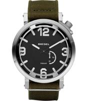 Horlogeband Diesel DZ1470 Leder/Textiel Groen 24mm - thumbnail