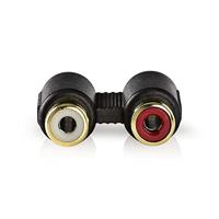 Nedis Stereo-Audioadapter | 2x RCA Female | 2x RCA Female | 1 stuks - CABW24952AT CABW24952AT - thumbnail