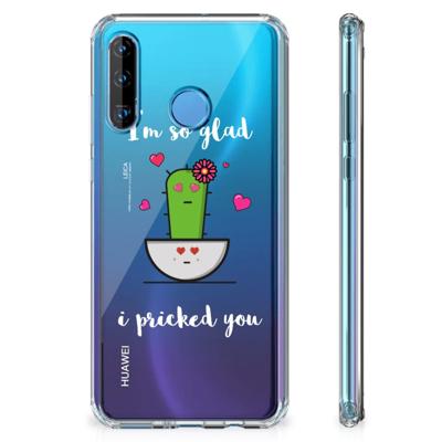 Huawei P30 Lite Stevig | Bumper Hoesje | Cactus Glad