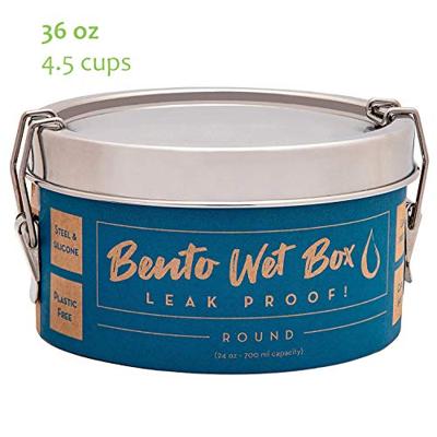 Eco Lunchbox Lunchbox - bento wet box - round - 710ml - thumbnail