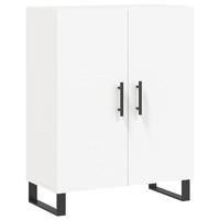 Dressoir 69,5x34x90 cm bewerkt hout wit - thumbnail