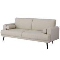 Giga Meubel - Slaapbank Beige 210cm - Metaal & Stof - Bank Jason - thumbnail