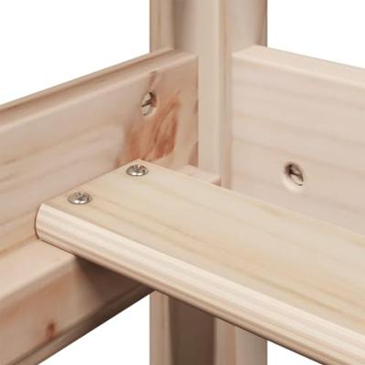 Bedframe zonder matras massief grenenhout 80x200 cm