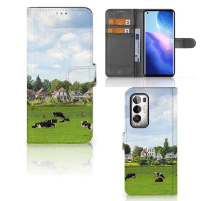 OPPO Find X3 Neo 5G | Telefoonhoesje | Met pasjeshouder | Koeien
