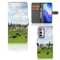 OPPO Find X3 Neo 5G | Telefoonhoesje | Met pasjeshouder | Koeien - thumbnail