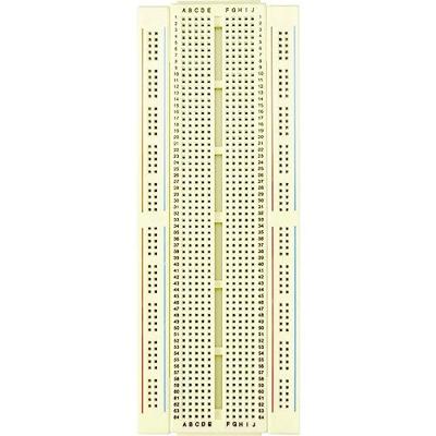 TRU COMPONENTS Breadboard Verschuifbaar Totaal aantal polen 840 (l x b x h) 172.7 x 64.5 x 8.5 mm 1 stuk(s)