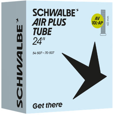 Binnenband Schwalbe Air Plus AV10L-AP 24" / 54-70-507mm - 40mm ventiel Binnenband Schwalbe Air Plus AV10L-AP 24" / 54-70-507mm - 40mm ventiel