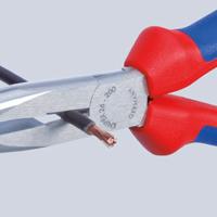 Knipex 26 26 200 Platte rondbektang VDE 45° gebogen Vanadium elektrostaal 200 mm - thumbnail