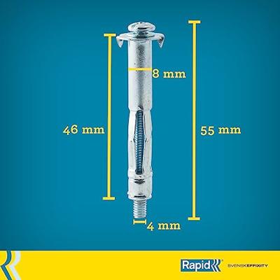 RAPID - Metalen expansieankers voor gipsplaat 16-26 mm | Verpakking van 50 | Maximale belasting 25 kg | - (5001561) - thumbnail
