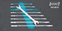HAZET dubbele steeksleutel set "163-95/8" double-jaw wrench set 163-95/8 8-piece. - thumbnail