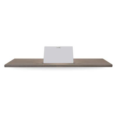 Looox Wood collection bath shelf 88cm met houder mat wit eiken mat wit wbshelf88mw Looox Wood collection bath shelf 88cm met houder mat wit eiken mat wit wbshelf88mw