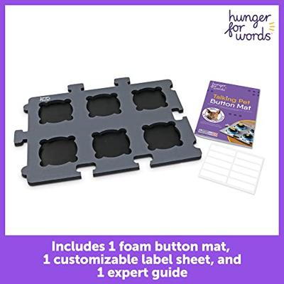 HUNGER FOR WORDS TALKING PET BUTTON MAT HUNGER FOR WORDS TALKING PET BUTTON MAT