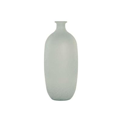 Vaas Home ESPRIT Hemelsblauw Gerecycled glas Mediterrane 16 x 16 x 38 cm