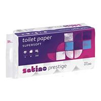 Toiletpapier Satino MT1 Prestige 3-laags 8 rollen à 250 vel wit 071340 | 8 stuks - thumbnail