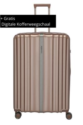 Travelite Paros 4w Trolley L Cappuccino