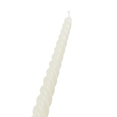 Draai kaars Ø2.15-H30cm set a 2 beige