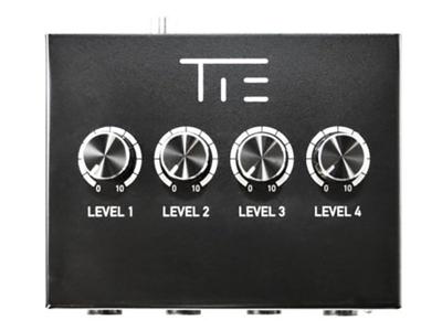 Tie Studio 4 Kanal Koptelefoonversterker Zwart