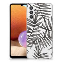 Samsung Galaxy A32 4G | A32 5G Enterprise Editie | TPU Case | Leaves Grey - thumbnail