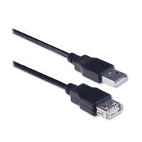 EWENT   EW9622 - USB-verlengkabel - USB (V) naar USB (M) - USB 2.0 - 3 - thumbnail