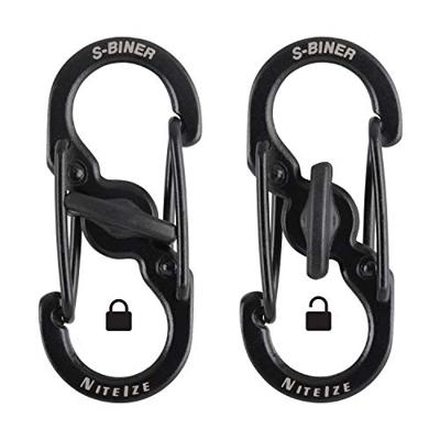 NITE Ize NI-LSBM-01-2R3 Karabijn MicroLock S-Biner 2 35 mm x 15 mm x 7 mm 2 stuk(s)
