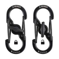 NITE Ize NI-LSBM-01-2R3 Karabijn MicroLock S-Biner 2 35 mm x 15 mm x 7 mm 2 stuk(s) - thumbnail