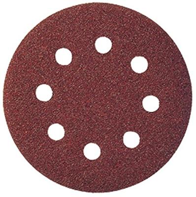 Promat/Tecwerk Schuurpad met klitbevestiging | GLS 5 125 mm korreling 120 | voor hout / metaal korund | Gatenaantal 8 - 4000841749