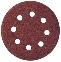 Promat/Tecwerk Schuurpad met klitbevestiging | GLS 5 125 mm korreling 120 | voor hout / metaal korund | Gatenaantal 8 - 4000841749 - thumbnail
