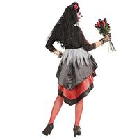 Bruid Dia De Los Muertos Vrouw Kostuum - thumbnail