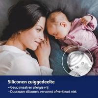 Fopspeen 3-6 maanden harmony light grey/dark grey 2 Stuks - thumbnail