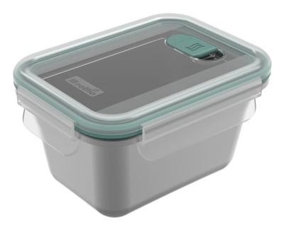 Rotho Nala Clic and Lock Vershouddoos 0.7L Mistletoe Green/RVS Rotho Nala Clic and Lock Vershouddoos 0.7L Mistletoe Green/RVS