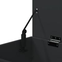 VidaXL Schoenenbank 60x30x45 cm bewerkt hout zwart - thumbnail