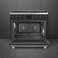 SMEG B91GMMBNLK2 Classici Esthetisch Fornuis met Gas Kookplaat - thumbnail