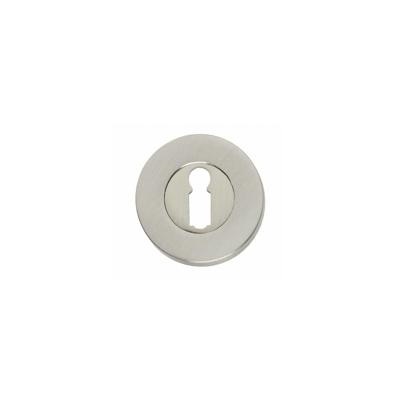 Rozet sleutelgat rond verdekt nikkel mat