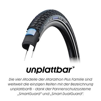 Schwalbe buitenband "marathon plus tour" performance line tire marath.plus tour perf.line 55-584 - thumbnail