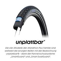 SCHWALBE buitenband "marathon plus tour" performance line tire marath.plus tour perf.line 55-584 - thumbnail