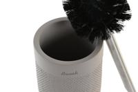 Toiletborstel DKD Home Decor 10 x 10 x 37 cm Grijs Cement Roestvrij staal - thumbnail