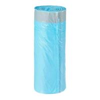 Vuilniszakken Blauw Polyethyleen 15 Stuks (30 L) - thumbnail