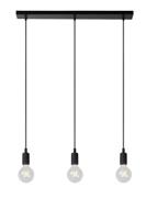Lucide FIX - Hanglamp - 3xE27 - Zwart - thumbnail