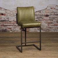 Tower Living Barkruk 'Ferro' (zithoogte 67cm), kleur Groen - thumbnail