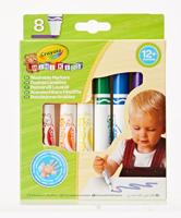 Crayola mini kids - viltstiften, 8st. - thumbnail