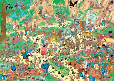 Jan Van Haasteren - Vrolijke Fladderaars Puzzel 1000 stukjes - thumbnail